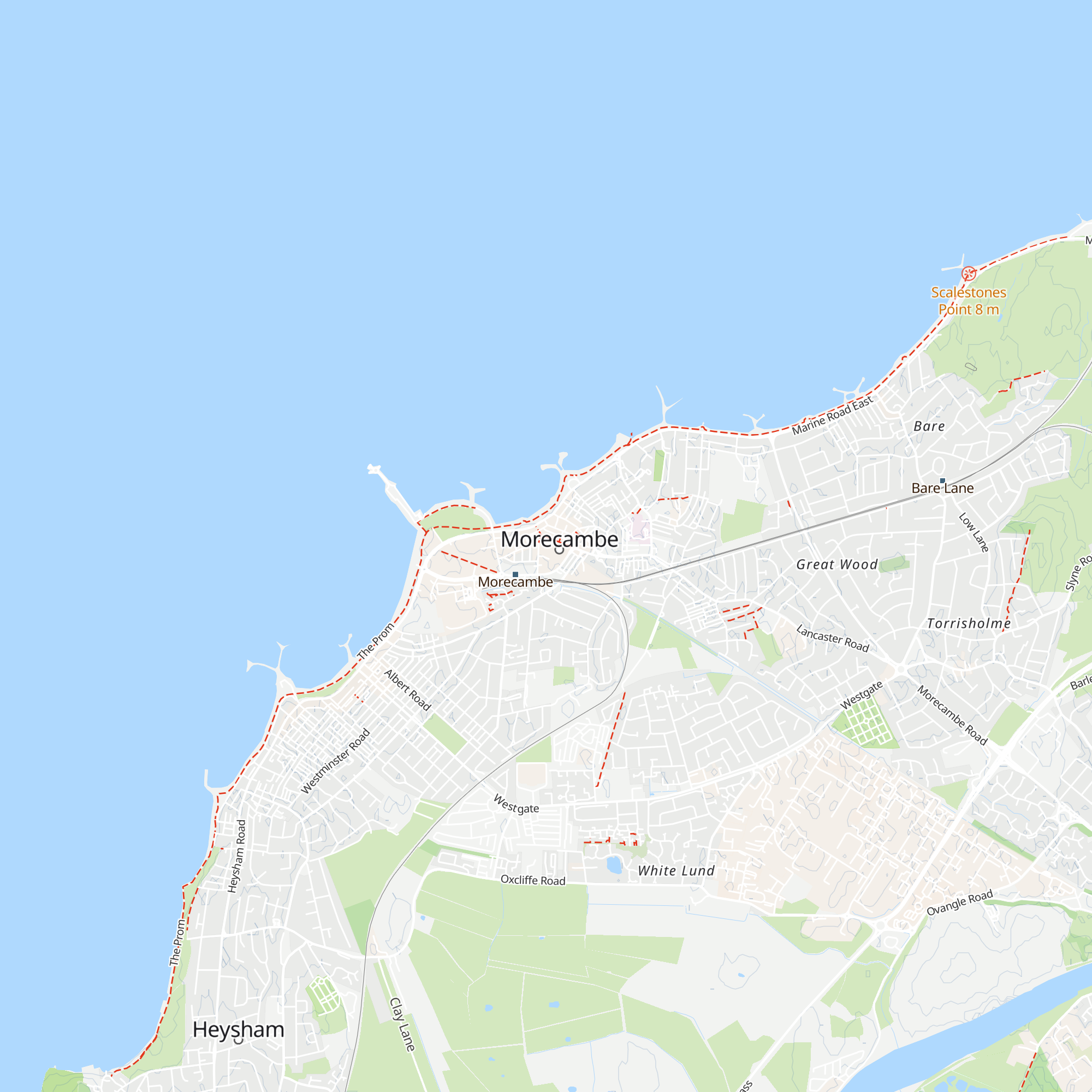 Morecambe Heritage Centre map