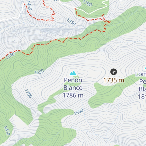 Map of Peñón Blanco