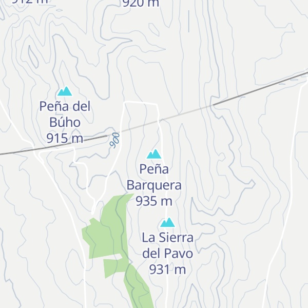 Map of Peña Barquera