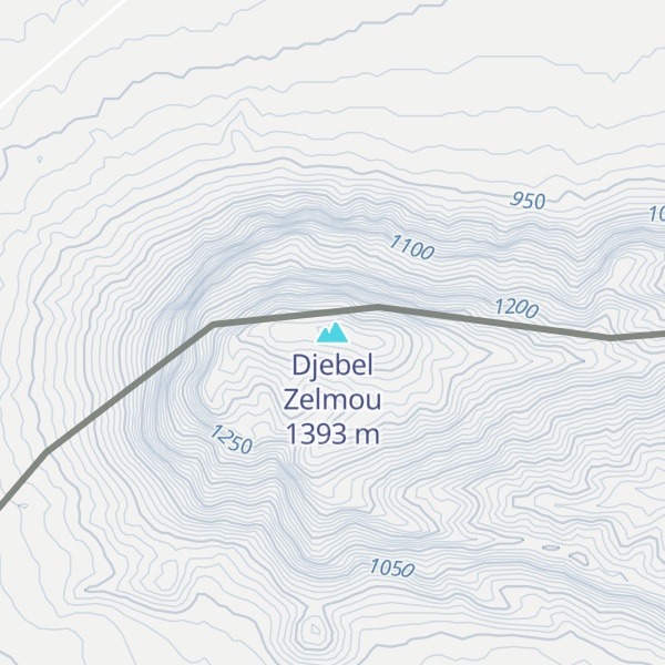 Map of Djebel Zelmou