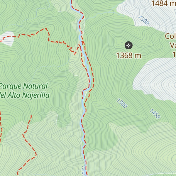Map of Refugio de Tacudia