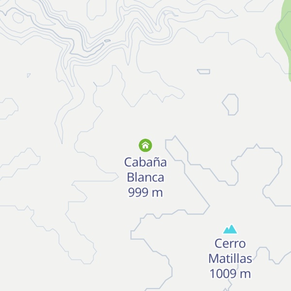 Map of Cabaña Blanca