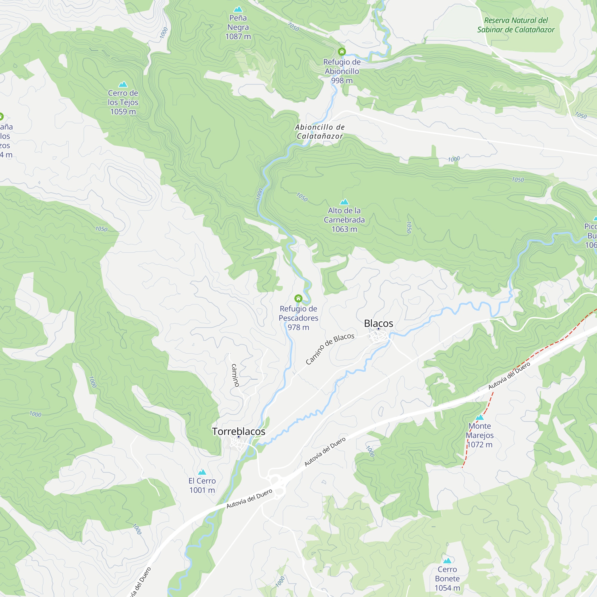 Refugio de Pescadores map