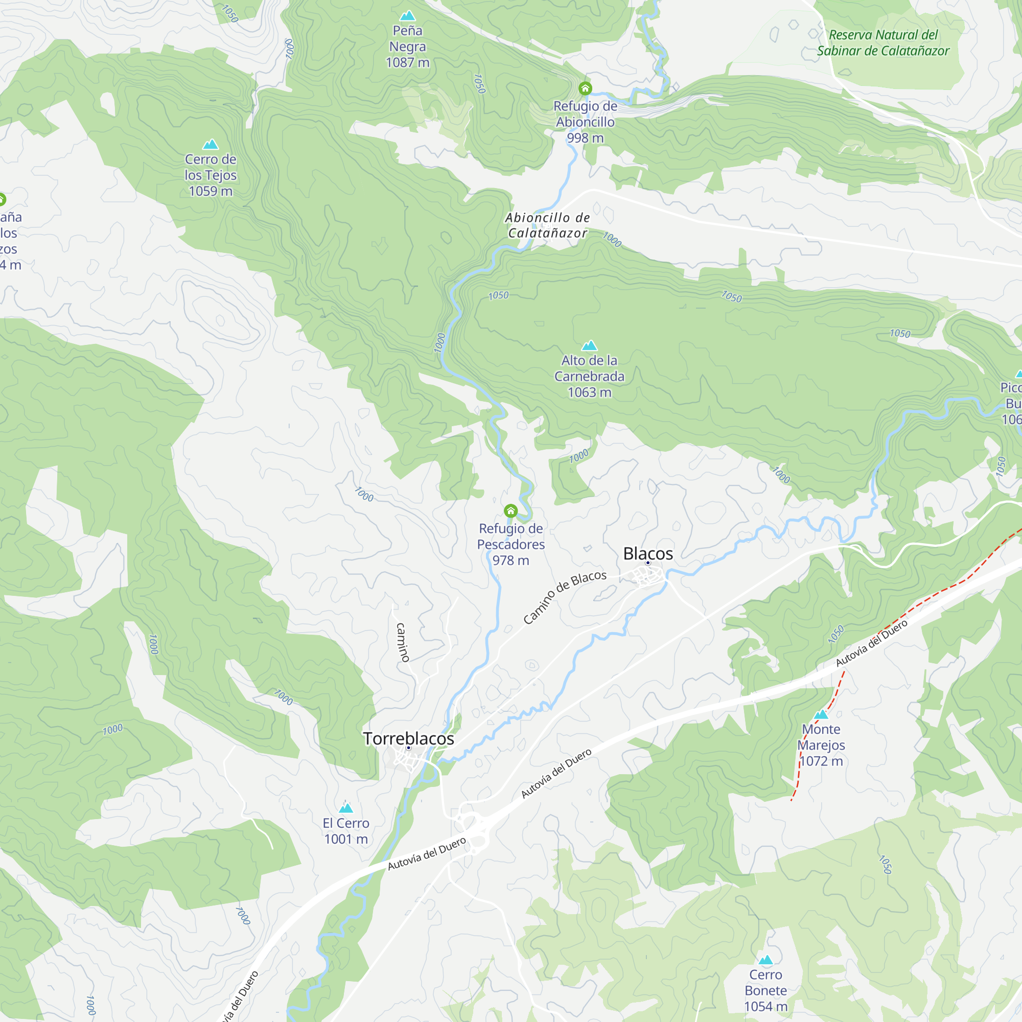 Refugio de Pescadores map