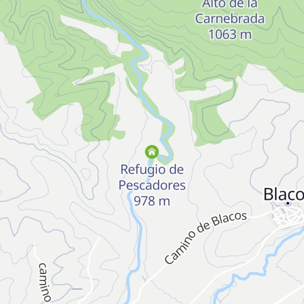 Map of Refugio de Pescadores