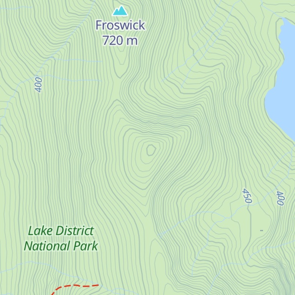 Map of Ill Bell