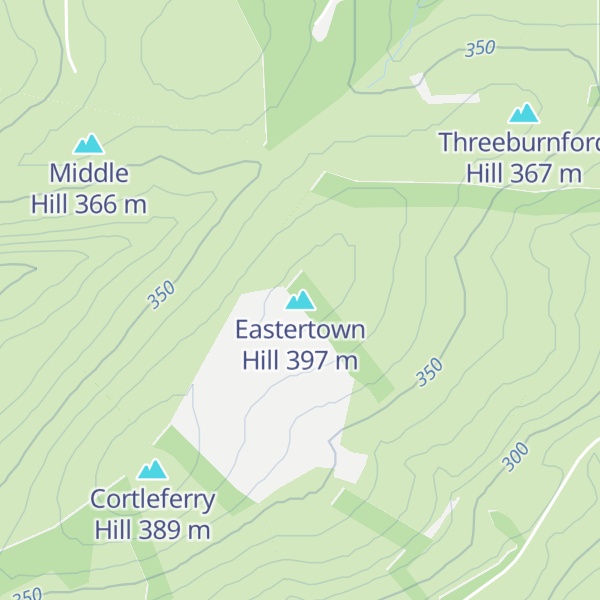 Map of Eastertown Hill