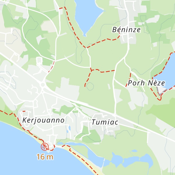 Map of Tour du Golfe