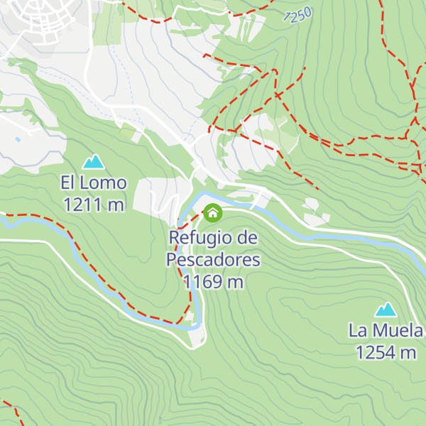 Map of Refugio de Pescadores