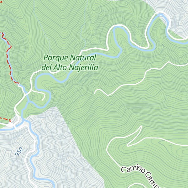 Map of Refugio cazadores palomas
