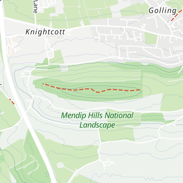 Map of Banwell Hill