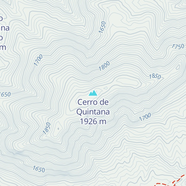 Map of Cerro de Quintana