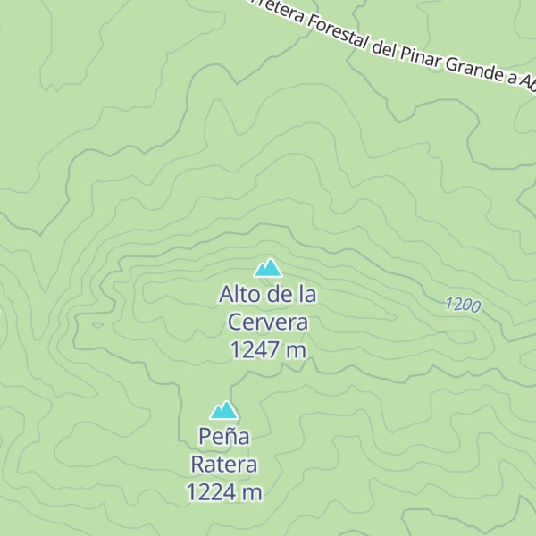 Map of Alto de la Cervera