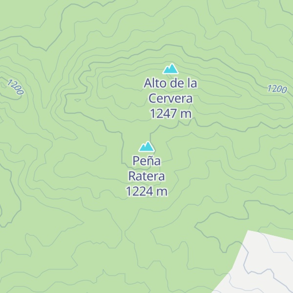 Map of Peña Ratera