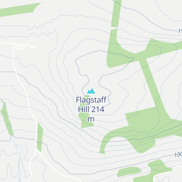 Map of Flagstaff Hill