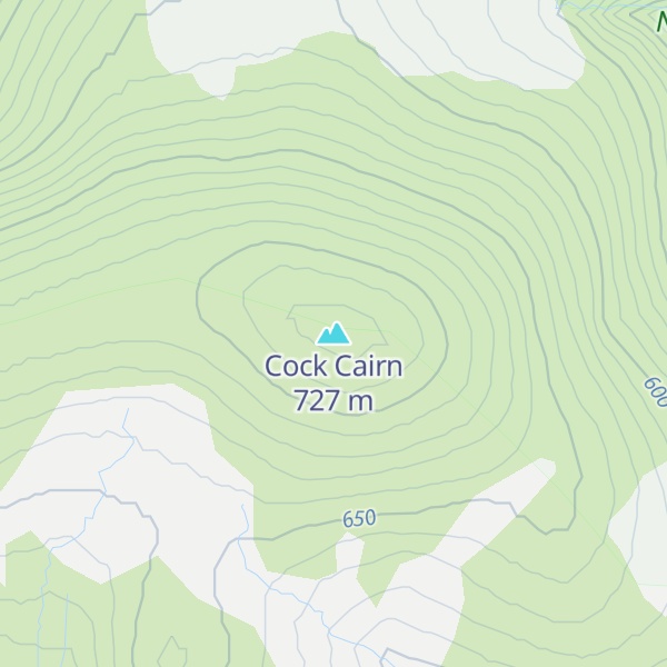 Map of Cock Cairn