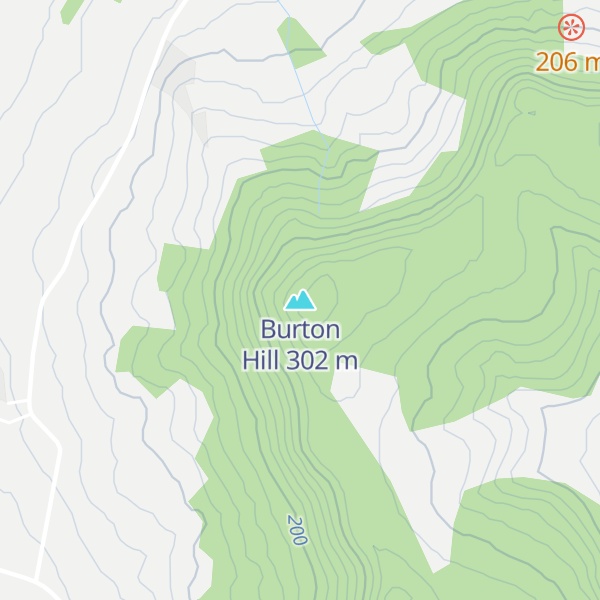 Map of Burton Hill