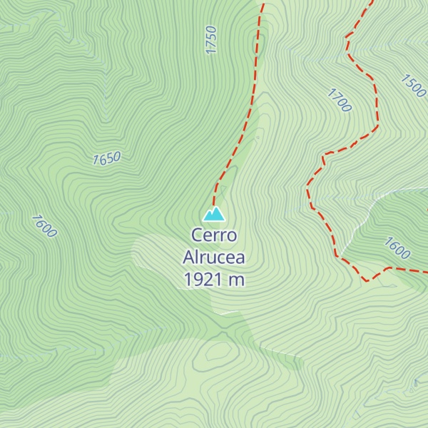 Map of Cerro Alrucea