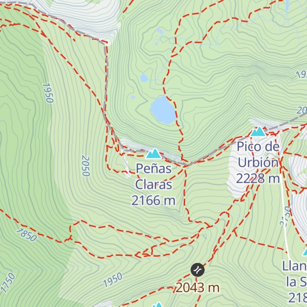 Map of Peñas Claras