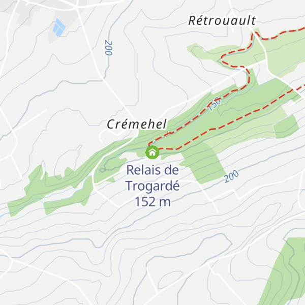 Map of Relais de Trogardé