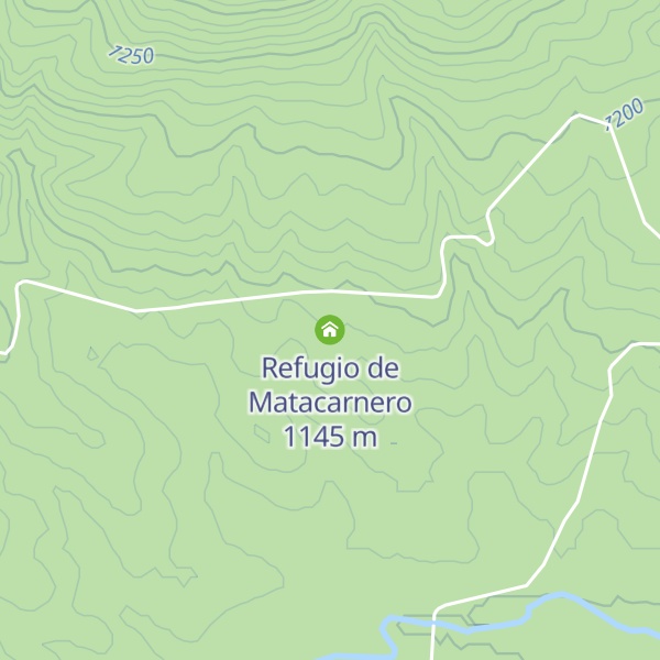 Map of Refugio de Matacarnero