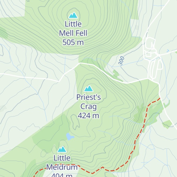 Map of Priest's Crag
