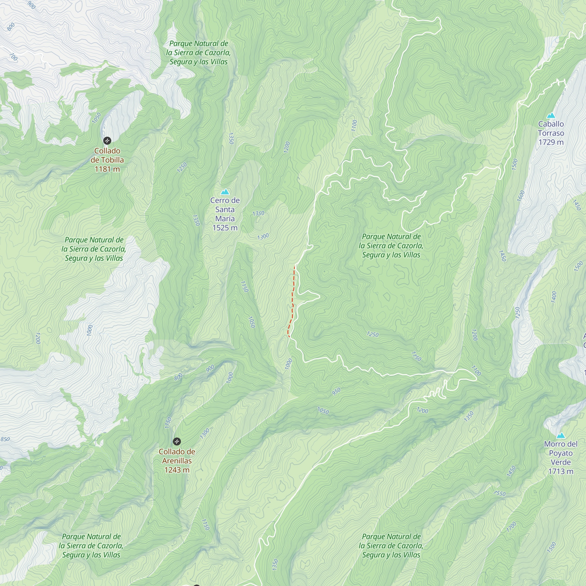 Casa Forestal-Refugio La Parra map