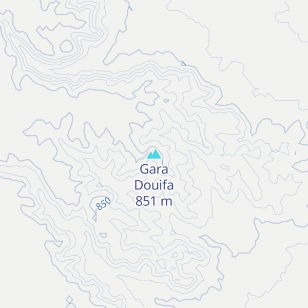Map of Gara Douifa