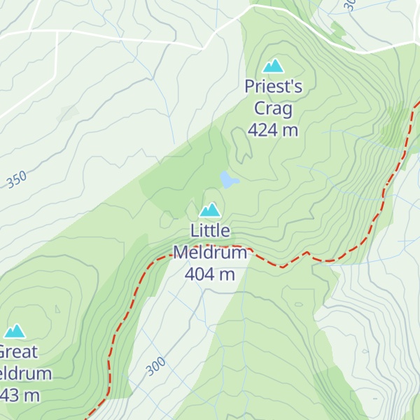 Map of Little Meldrum
