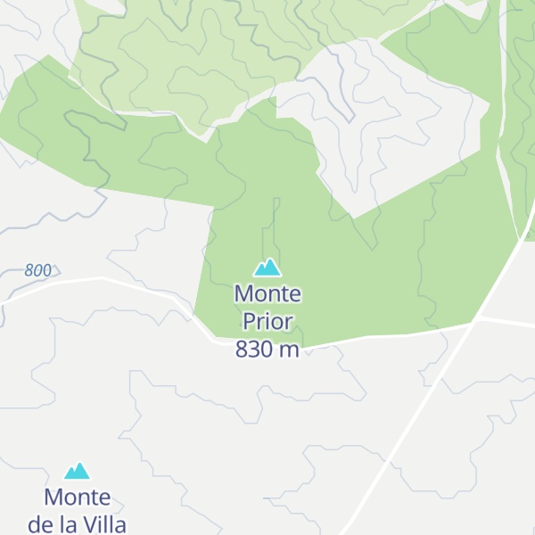 Map of Monte Prior