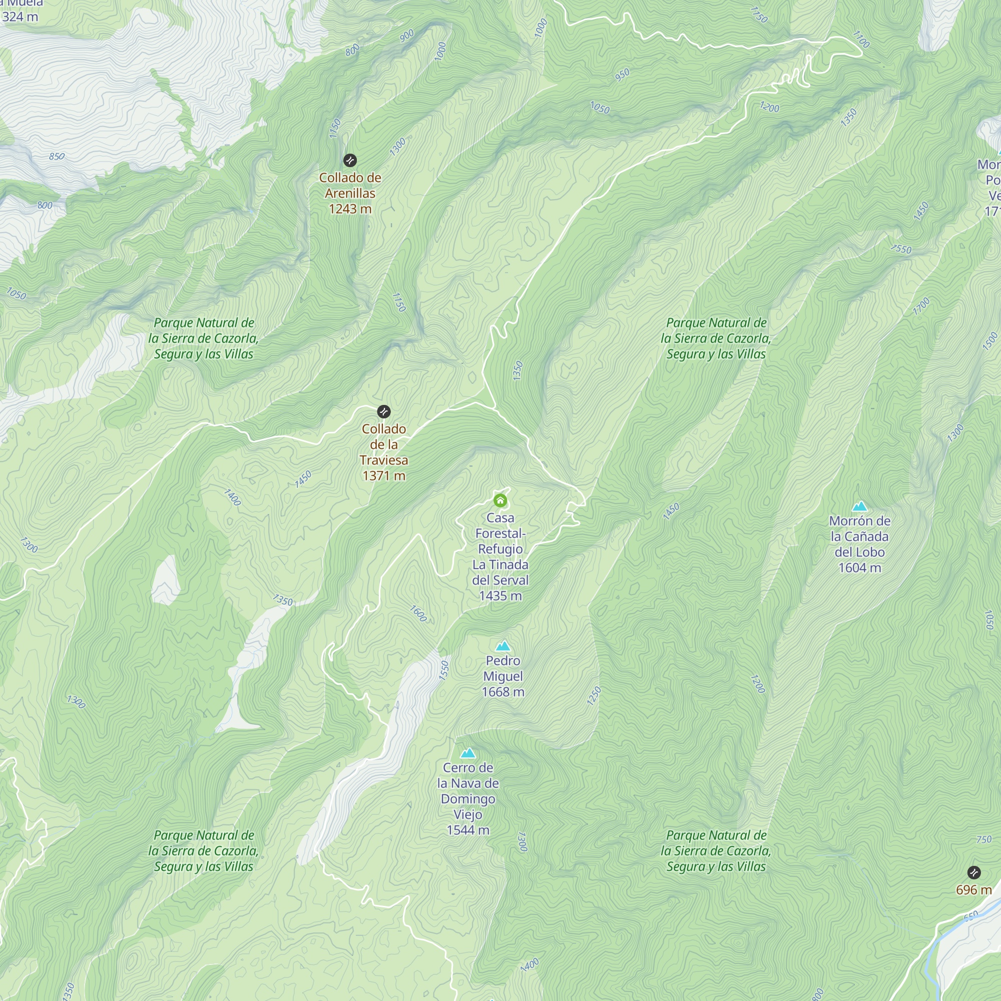 Casa Forestal-Refugio La Tinada del Serval map