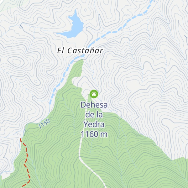 Map of Dehesa de la Yedra
