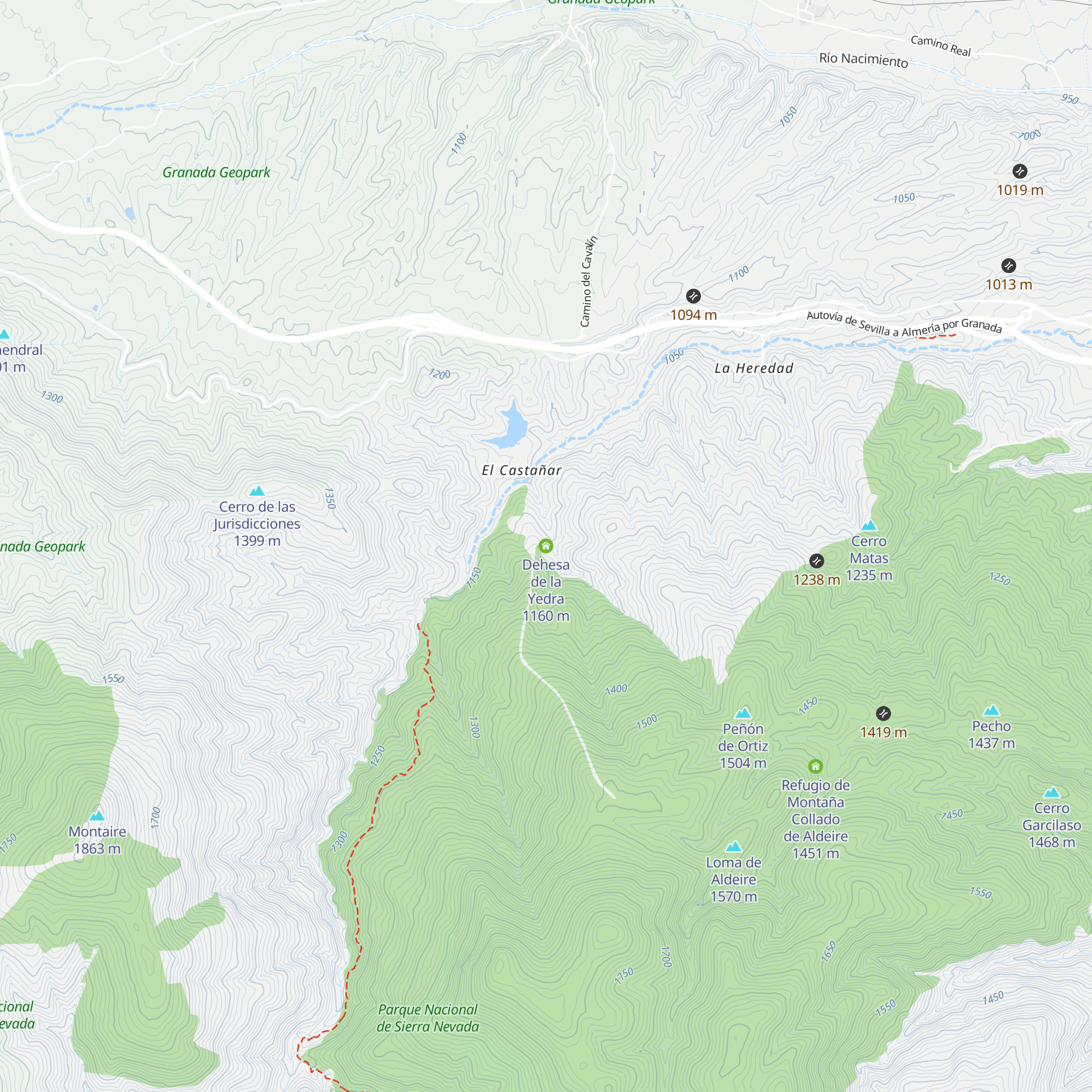 Dehesa de la Yedra map