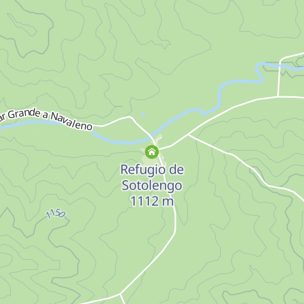 Map of Refugio de Sotolengo