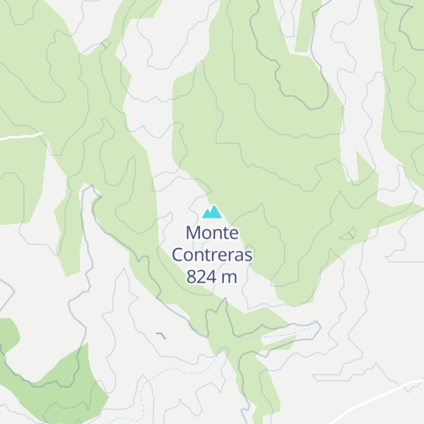 Map of Monte Contreras