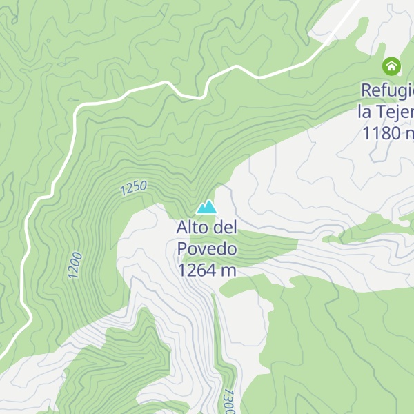 Map of Alto del Povedo
