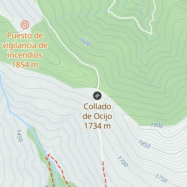 Map of Refugio de Ocejo