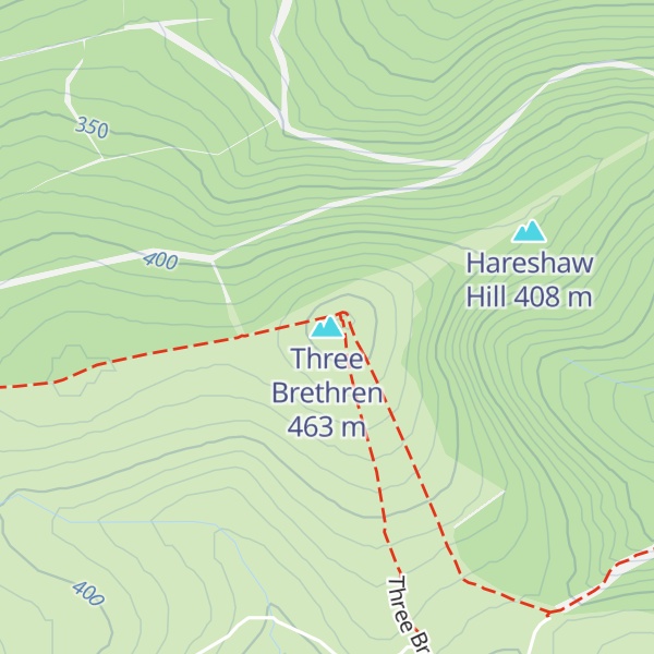 Map of Three Brethren