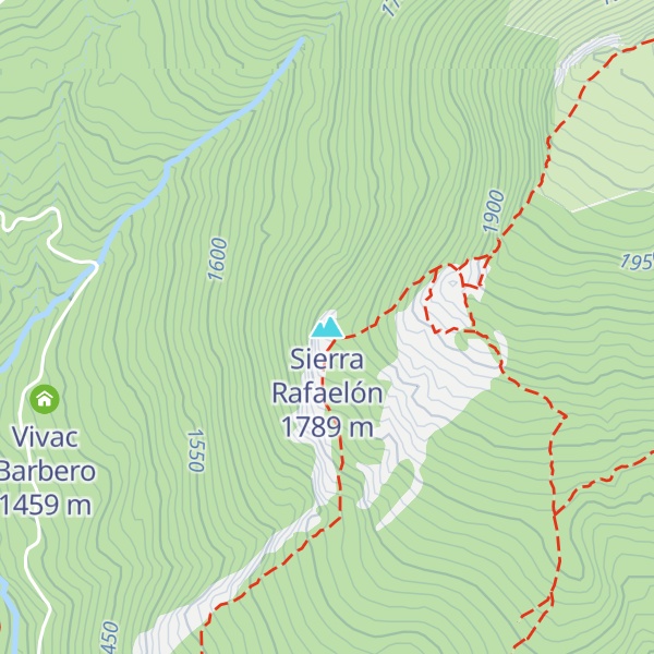 Map of Sierra Rafaelón