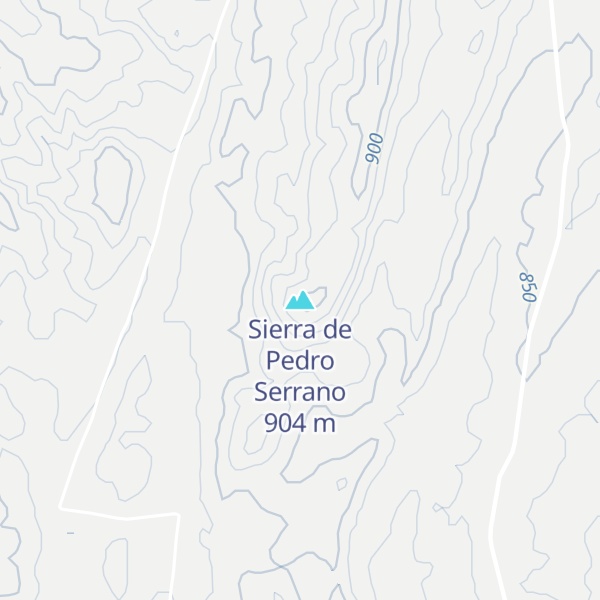 Map of Sierra de Pedro Serrano