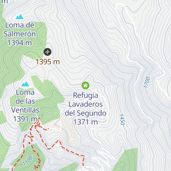 Map of Refugia Lavaderos del Segundo