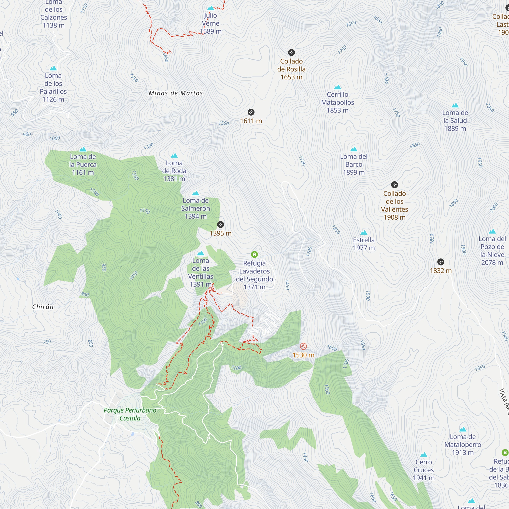 Refugia Lavaderos del Segundo map