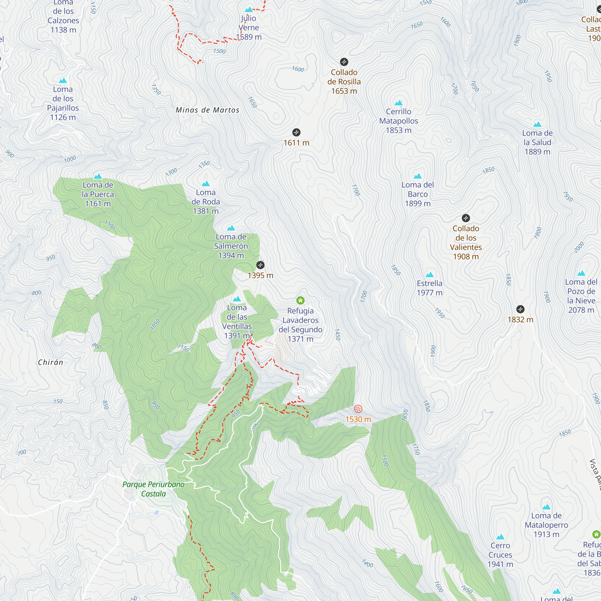 Refugia Lavaderos del Segundo map