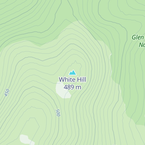 Map of White Hill