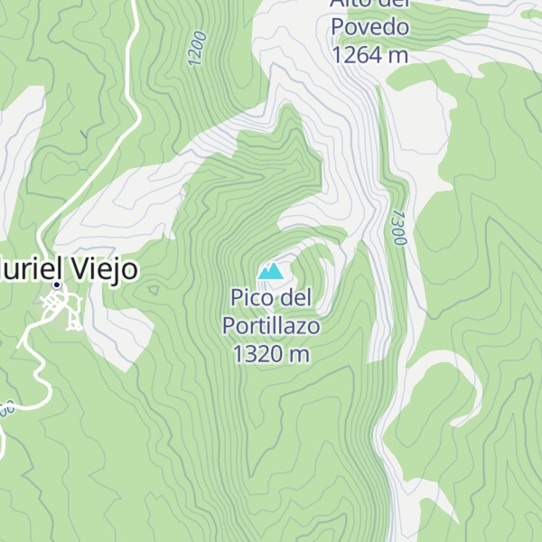 Map of Pico del Portillazo