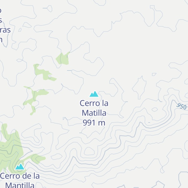 Map of Cerro la Matilla