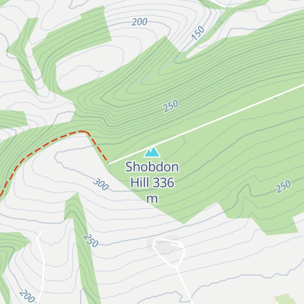 Map of Shobdon Hill
