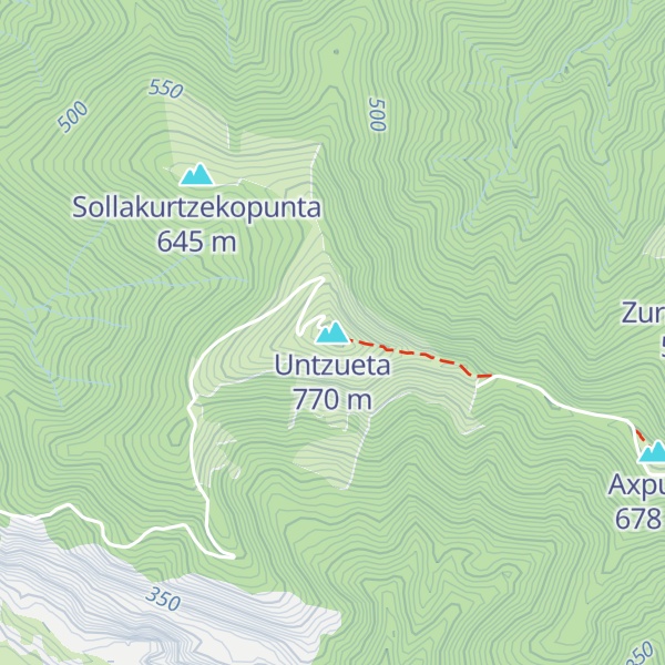 Map of Untzueta