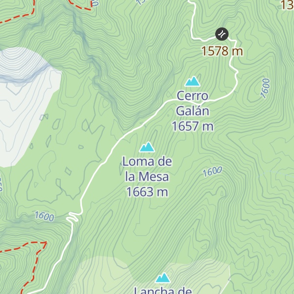 Map of Loma de la Mesa