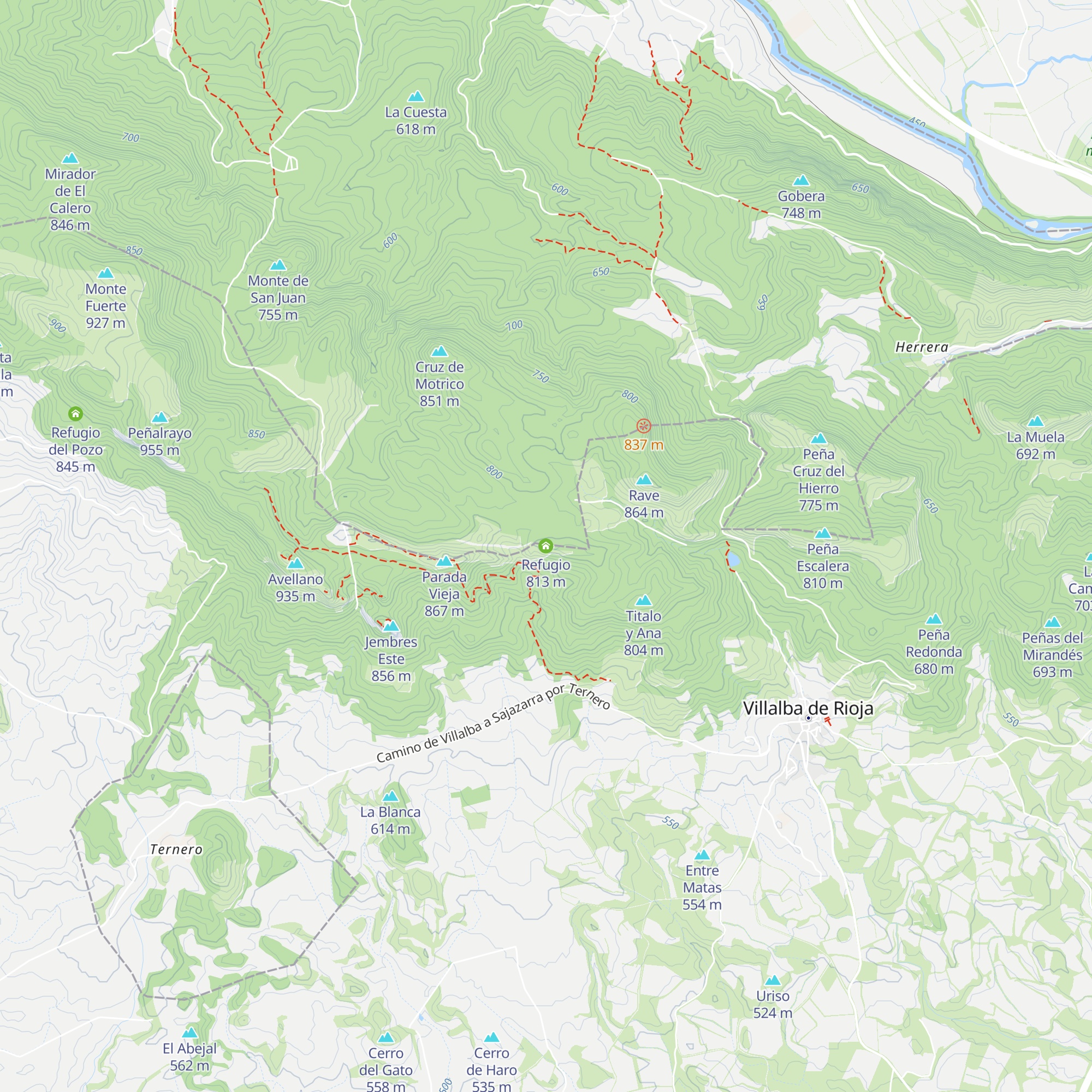 Refugio map